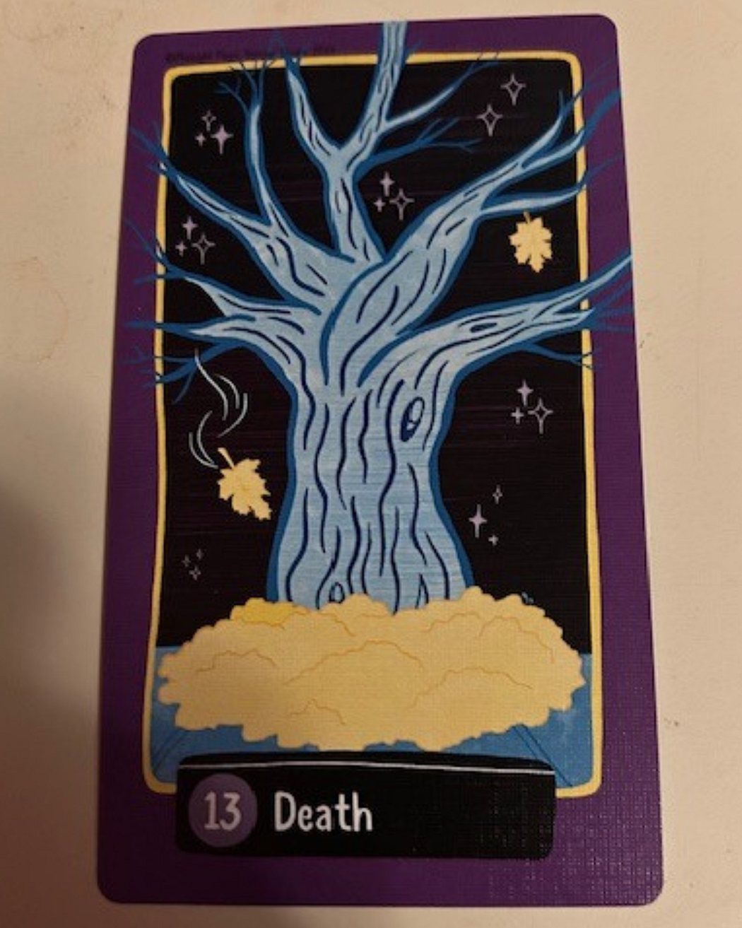 The Death tarot card from The Midnight City Tarot Deck.